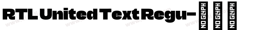 RTL United Text Regu字体转换